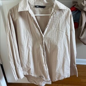Zara Classic Beige Shirt